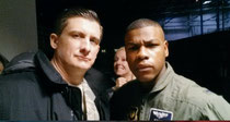On set in London with John Boyega in "24: Live Another Day"