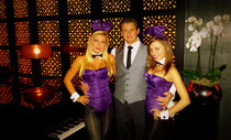 Performing at Salvatores inside the Playboy Club, London 2014
