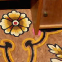"Brown carpet with flower", 2010, digital art, 30 x 30 cm