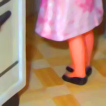 "Pink dress with legs", 2010, digital art, 30 x 30 cm