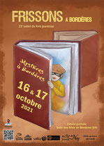 illustration affiche salon du livre jeunesse borderes 2021