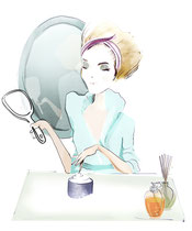 myself Illustration für Shiseido