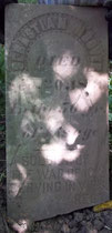 The headstone of Sebastian Hoover (1789-1839) who served in the Virginia Regiment in the War of 1812.