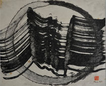 Zen-Kreis/Sumi-e/1990/27,2x30,0cm/ID: P34-1434