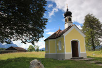 Kapelle Maria Rast auf den Buckelwiesen bei Krün