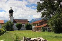 die Pfarrkirche von Krün