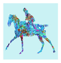 Un altro Cavaliere del Tempo, 2011, cm 70x100, particolare