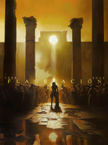 Cartel Centenario Hermandad de la Flagelación de Ceuta. Óleo sobre lienzo.130 x 97 cm . 2024