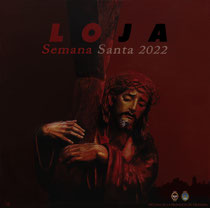 Cartel Semana Santa de Loja (Granada). Óleo sobre lienzo. 100 x 97cm. 2021