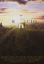 Cartel de la Venida de la Virgen del Rocío 2019. Óleo sobre lienzo. 130 x 89 cm