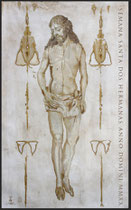 Cartel Semana Santa Dos Hermanas 2020. Óleo sobre tela. 195 x 127 cm