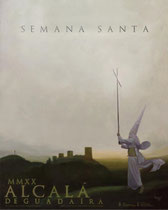 Cartel Semana Santa Alcalá de Guadaíra 2020. Óleo sobre lienzo. 100 x 73 cm