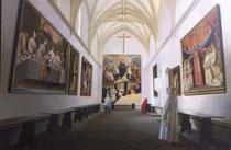 Homenaje a Zurbarán. Tribute to Zurbarán. Óleo sobre lienzo. Oil in canvas. 2 m x 1,35 cm