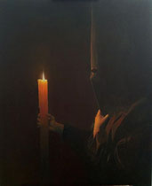 Tinieblas. Óleo sobre lienzo. Oil in canvas. 100 x 81 cm