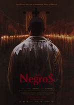 Cartel película "Los Negros". Óleo sobre lienzo. 130 x 88 cm. 2022