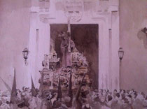 Gran Poder 1914. Watercolor