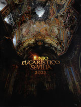 Cartel Junio Eucarístico Sevilla 2022. Óleo sobre lienzo 116 x 89 cm. 2022