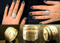 Poetry-Ring (Silber 925) mit Ihrem Lieblingsspruch