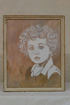 Kinderseele X, Acryl auf Holz, 42 x 53 cm