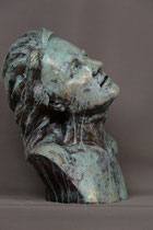Sterbender Alexander, Terracotta, bronziert, lebensgroß (nach antikem Vorbild)