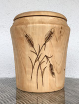 Holzart Pappel mit Pyrografie