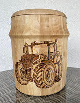 Holzart Pappel mit Pyrografie
