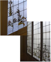 Vitraux cage d'escalier Paris 16e