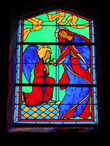 Eglise St Pierre - D'Huison Longueville (91) - Dessin Marie Descours Artiste peintre 