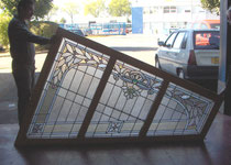 Vitraux cage d'escalier Paris 7e