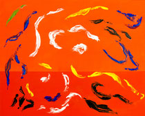 Chiquito´s Autumn Dream II, Acrylic on canvas, 80 x 100 cm, 2014/15