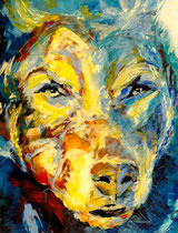 Tucky Colorful, Acrylic on canvas, 60 x 80 cm, 2014