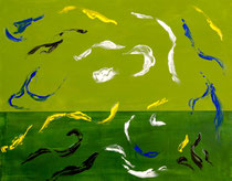 Chiquito´s Spring Dream, Acrylic on canvas, 80 x 100 cm, 2014/15