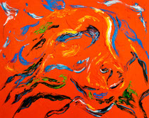 Chiquito V, Acrylic on canvas, 80 x 100 cm, 2014