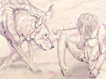 Beyond Time I, Watercolor on handmade paper, grain fin, 640g, 56 x 76 cm, 2014