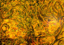 You and I   III, Watercolor on Acrylic on canvas, 70 x 100 cm, 2015