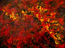 Danco´s Red, Yellow, Blue II, Watercolor on canvas, 60 x 80 cm, 2014