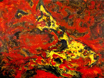 Danco´s Red, Yellow, Blue I, Watercolor on canvas, 60 x 80 cm, 2014