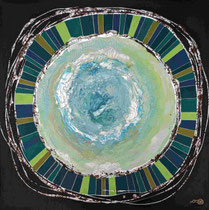 Schutzschild . 100 x 100 cm