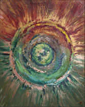 Auge der Galaxie . 100 x 120 cm
