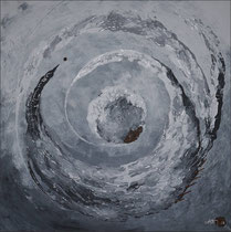 Phönix aus der Asche . 80 x 80 cm *