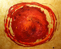 Feuerrad . 100 x 80 cm*