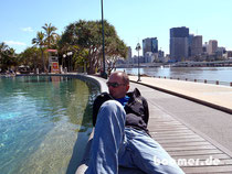 Relaxter letzter "Australien-Tag" in Brisbane