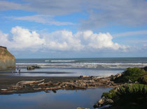 Kai Iwi Beach (Westcoast) mit tollem schwarzen Sand