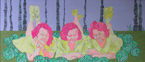 Damals in Scherfede, 2011, 65 x 150 cm