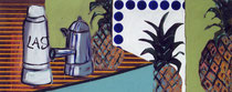 Drei Ananas, 65 x 140 cm