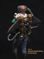 Captain Amelia Steam, Scale75 by Pete Domm