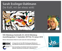 Sarah Esslinger-Dahlmann, große Ausstellung in der VHS Oldenburg
