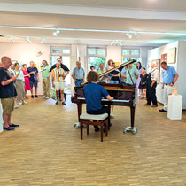 Sarah Esslinger-Dahlmann, Gruppenausstellung im Künstlerhaus Karlsruhe, Vernissage