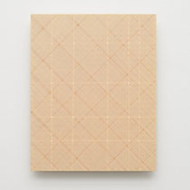 14. Arbeit 2015, 30 x 24 cm, Acryl auf MDF- Platte, Kunstmuseum Bonn