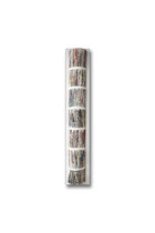 15 - "Bibliothek", 40x200cm, Zeitschriften auf Leinwand | Foto: Gaby Sann